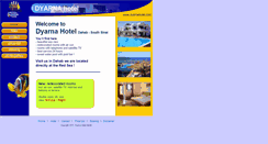 Desktop Screenshot of dyarnahotel.com